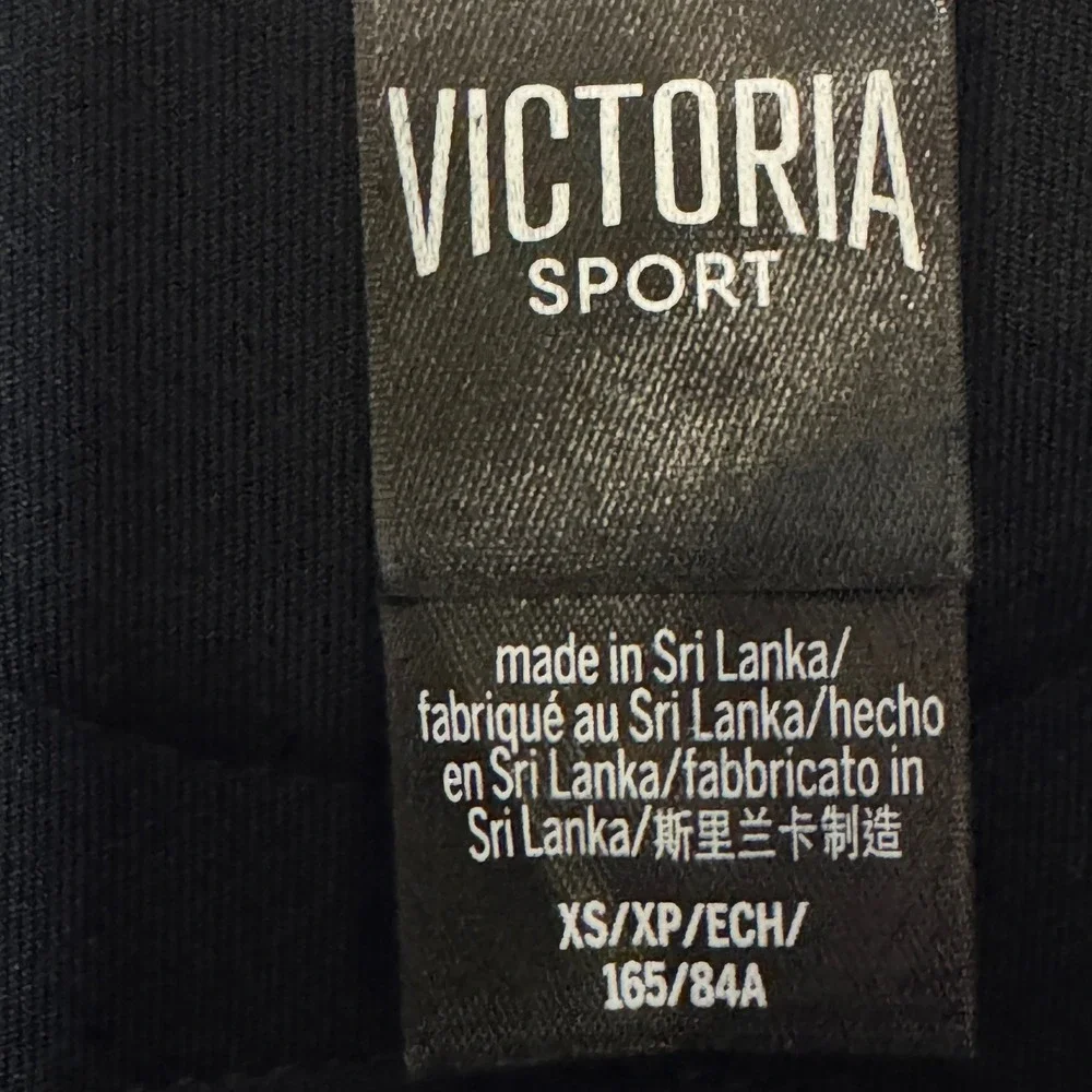 Victoria Sport Quilted Faux Leather Moto Jacket Rose Gold Black XS Athleisure